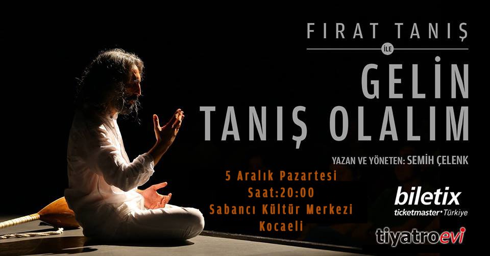 tiyatroevim's tweet photo. #GelinTanışOlalım Kocaeli'ye geliyor. 5 Aralık Pazartesi Saat:20.00 Kocaeli Sabancı Kültür Merkezi... Biletler:Sabancı KM Gişe ve Biletix'te https://t.co/WlGzLstVKf