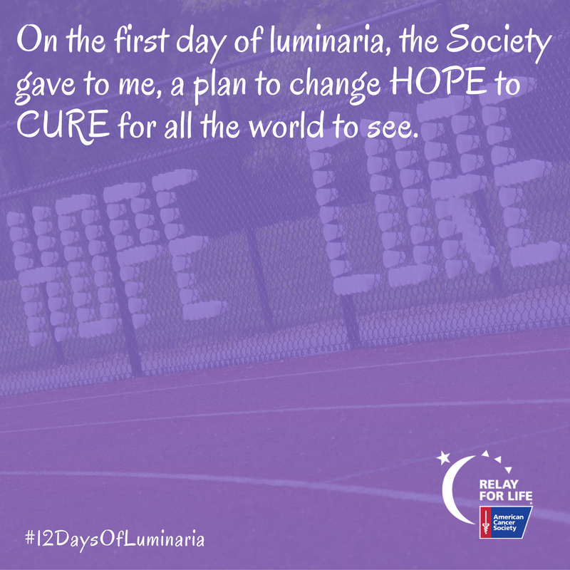 rflsn_cv_area's tweet photo. Today we start the #12DaysofLuminaria!  Help us spread the word about the #AmericanCancerSociety by sharing. https://t.co/s1P4P6FaZY https://t.co/WdTJc2X9Xe