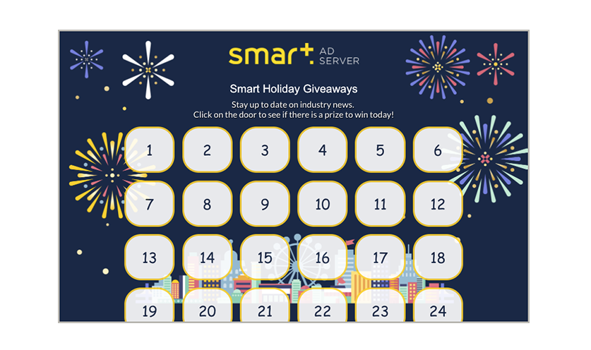 Equativ's tweet photo. 'Tis the season! Our holiday giveaway calendar starts today! Stay up to date with ad tech news and win great prizes! https://t.co/oQT6gsCPoP https://t.co/v0XzQy309U