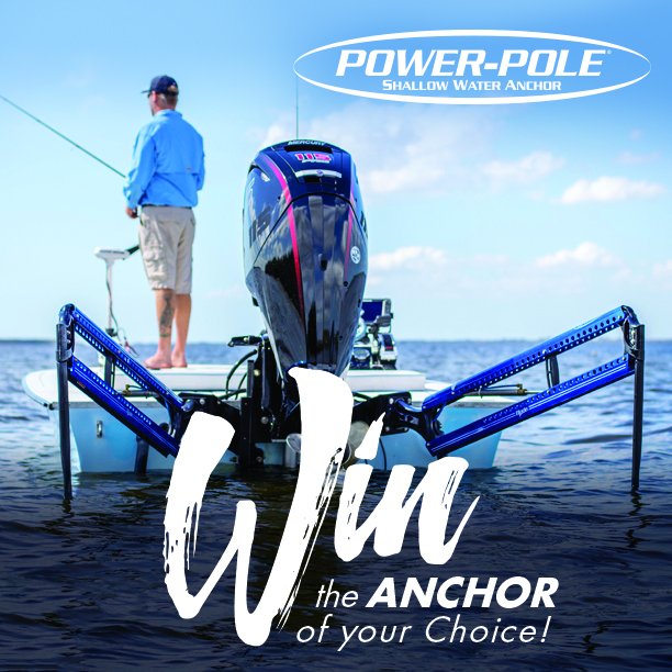 Power-Pole on X: Win the Power-Pole Shallow Water Anchor of your choice!  Follow the link to enter to win! >  <   / X