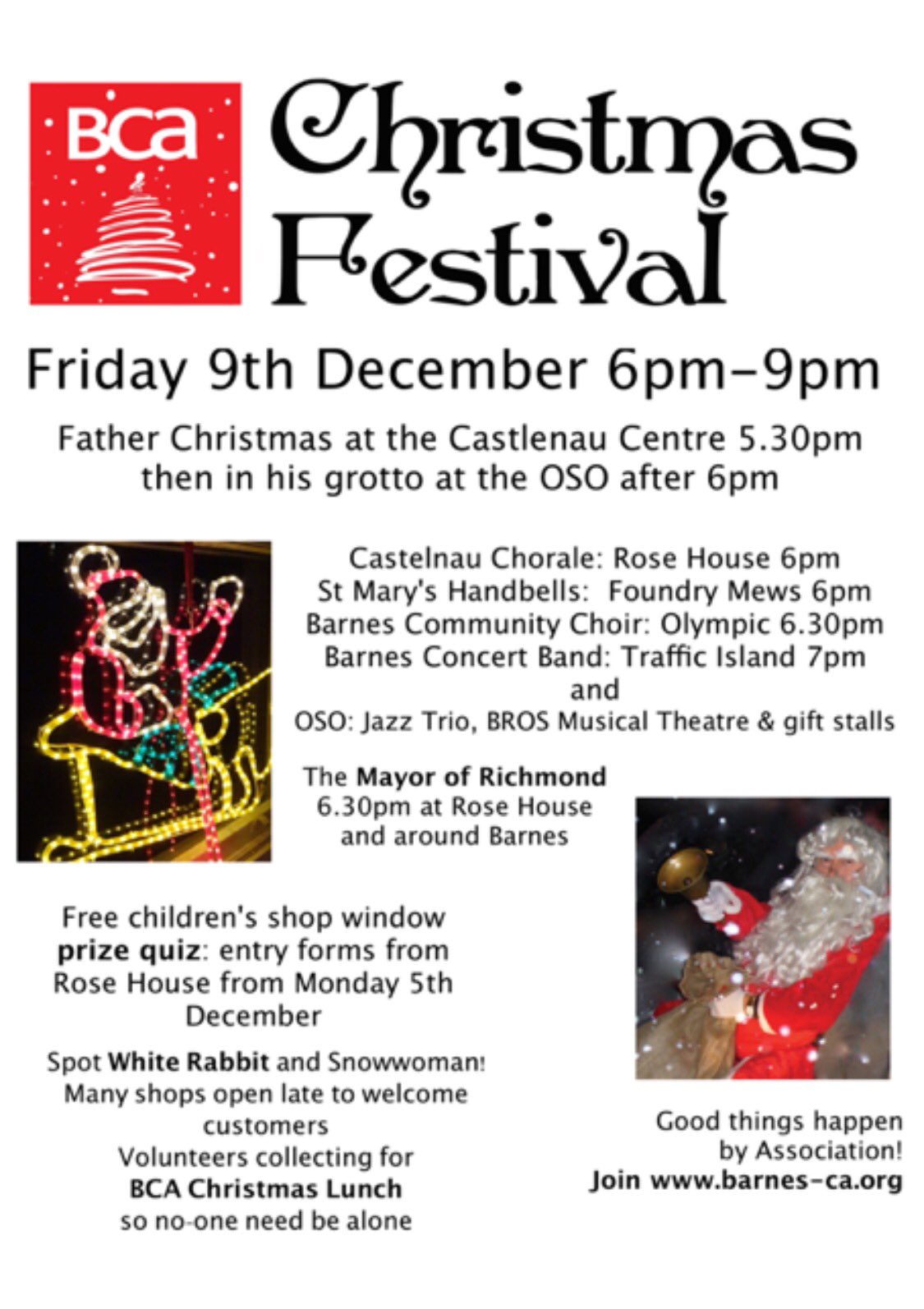 Bca On Twitter Get Ready For The Bca Christmas Festival Dec 9 6