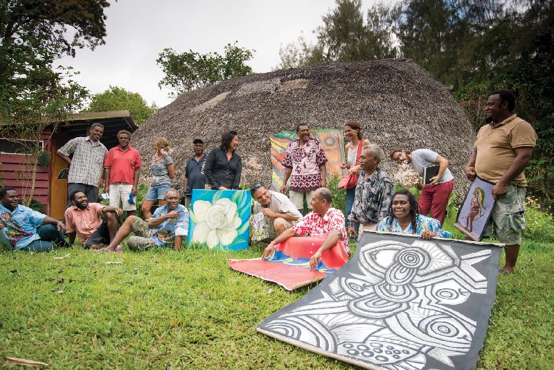 pactraveller's tweet photo. A life’s long legacy to art - The Foundation Suzanne Bastien, Vanuatu #pacificart #fondationsuzanne #vanuatuart https://t.co/ZS8aBnUGjm https://t.co/g67saR3WDQ