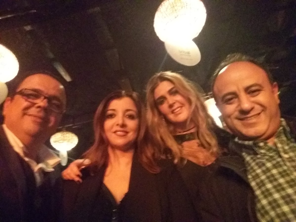 Avec mes amis: Aissam Fathia #KenzMedia, @SkaliKenzaskali #Imperium et Ilham Bellamine #ADRegie à la soirée #ADSGAM