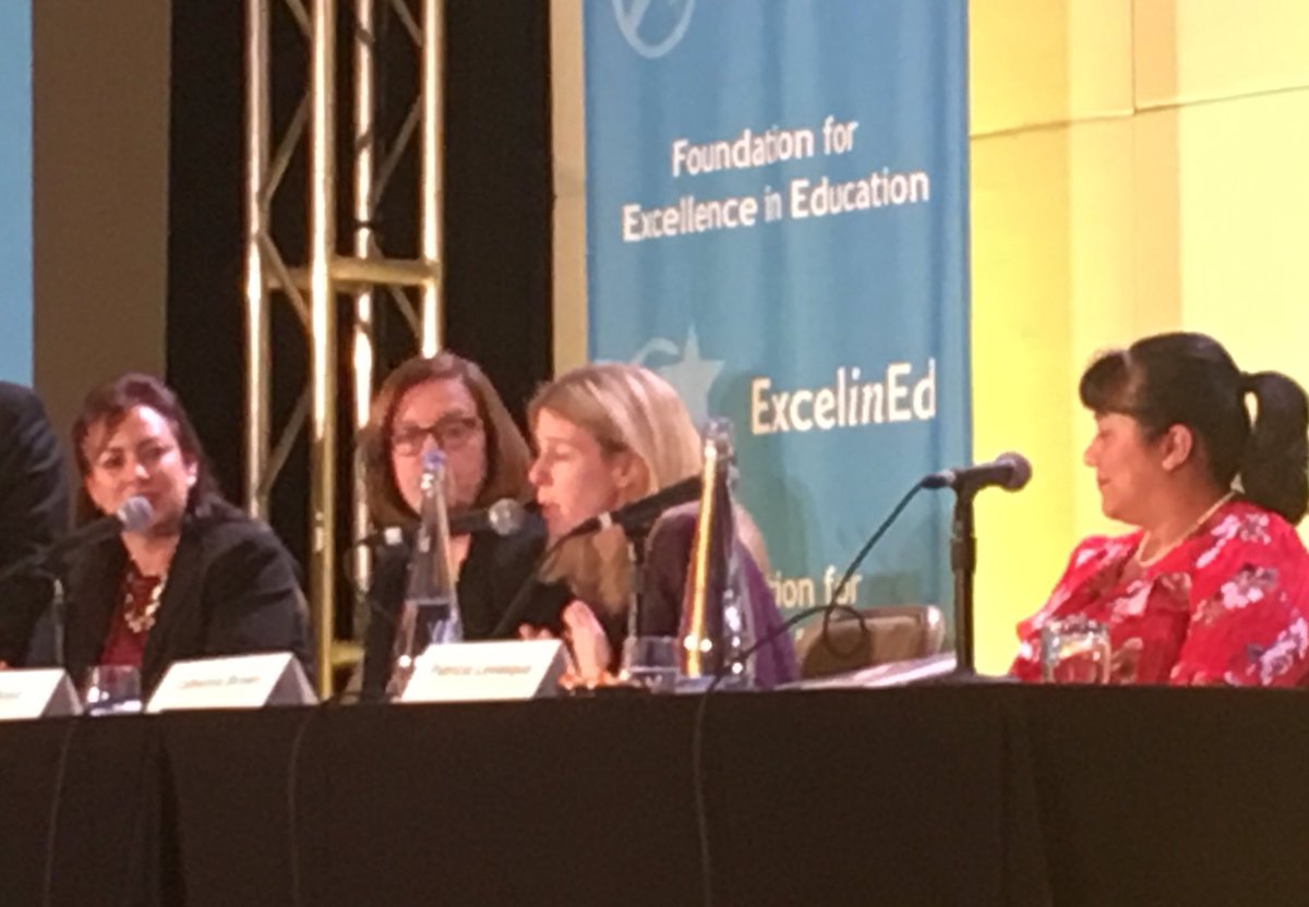 marykcall's tweet image. All-star panel on Better, Fewer, Fairer Tests #testbetter @HannaSkandera @SandyBoyd4 @Catbrown66 @ExcelinEd #EIE16