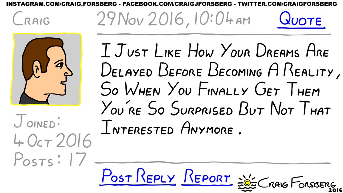 CraigForsberg's tweet photo. #cartoon #cartoons #comedy #comic #drawing #funny #humor #webcomic #patreon #cartoonist #art #artist #dreams #IJustLike #CraigForsberg https://t.co/X03KFQZSio