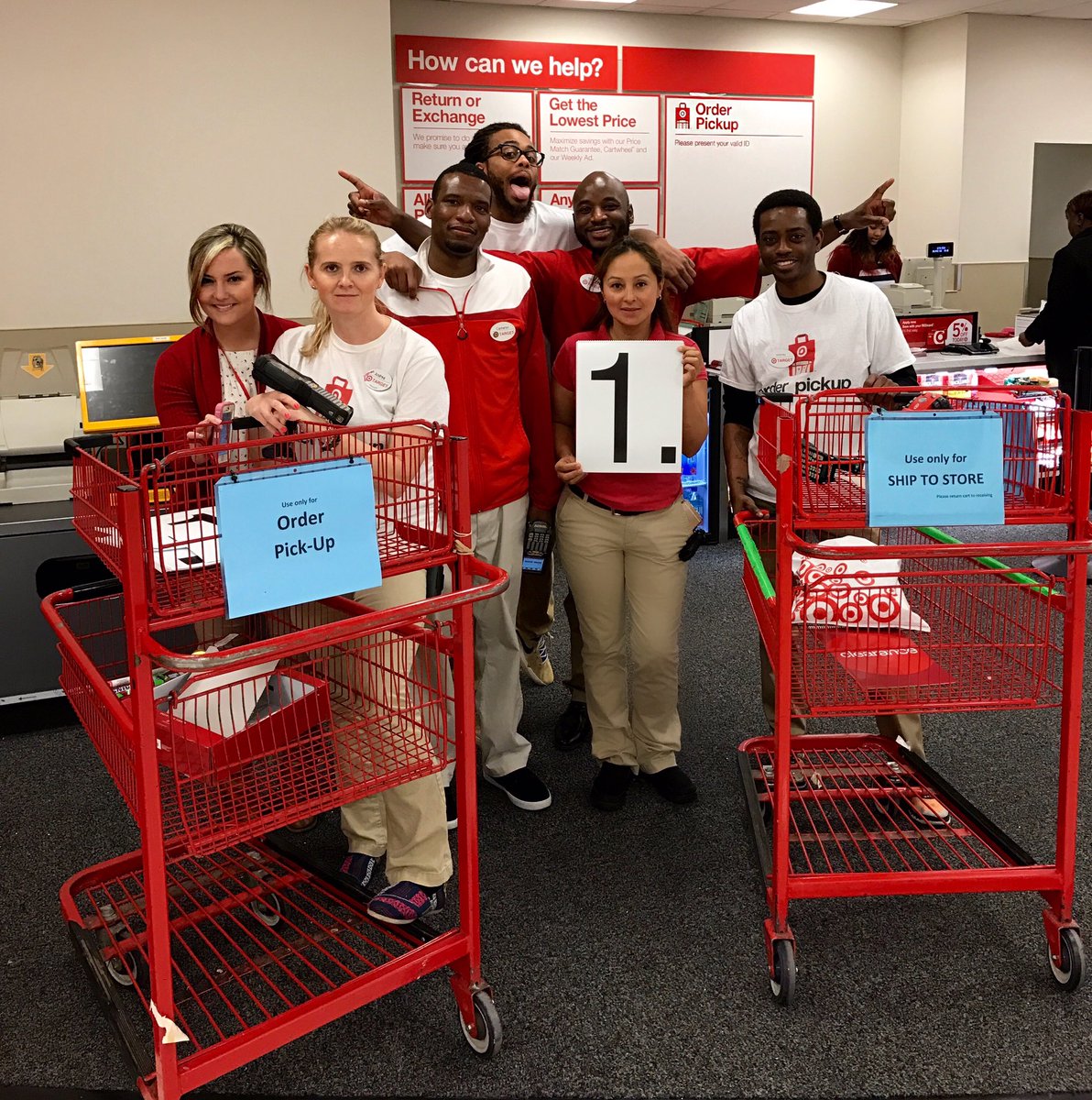 T2244 Charlotte Midtown is #1 in R300 for OPU sales and making it look easy! It's team like this that make working at Target so much fun!