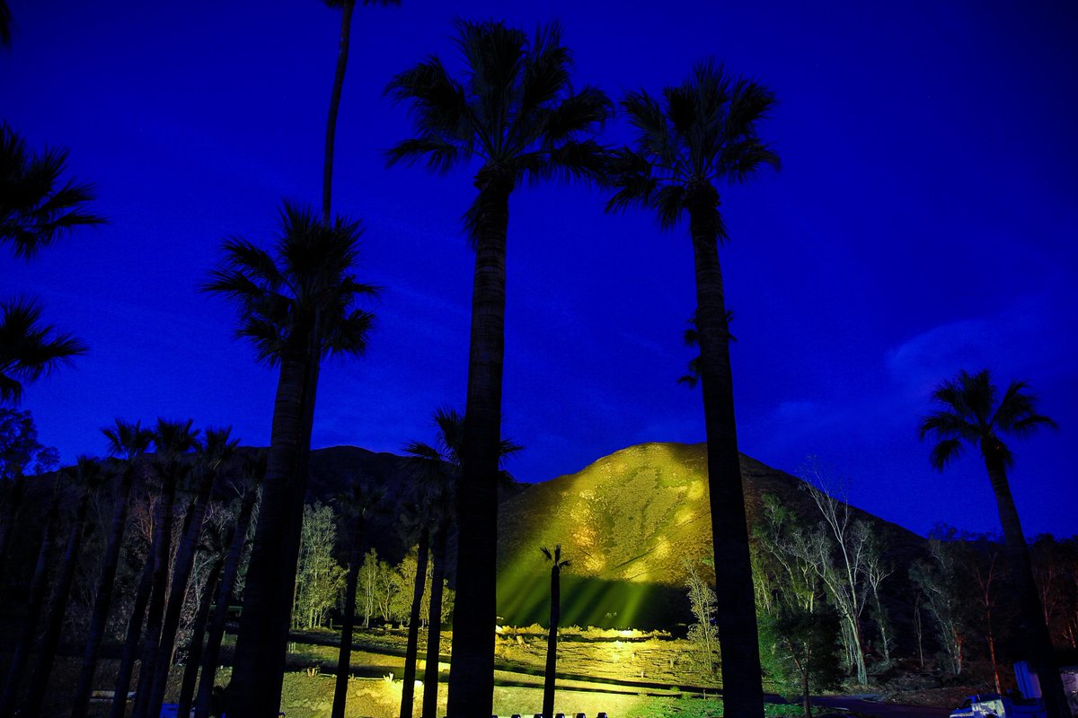 sbcountysheriff's tweet image. San Manuel Band of Mission Indians will be lighting the iconic Arrowhead for 14 days starting tmw in memory of those we lost on 12/2/2015.