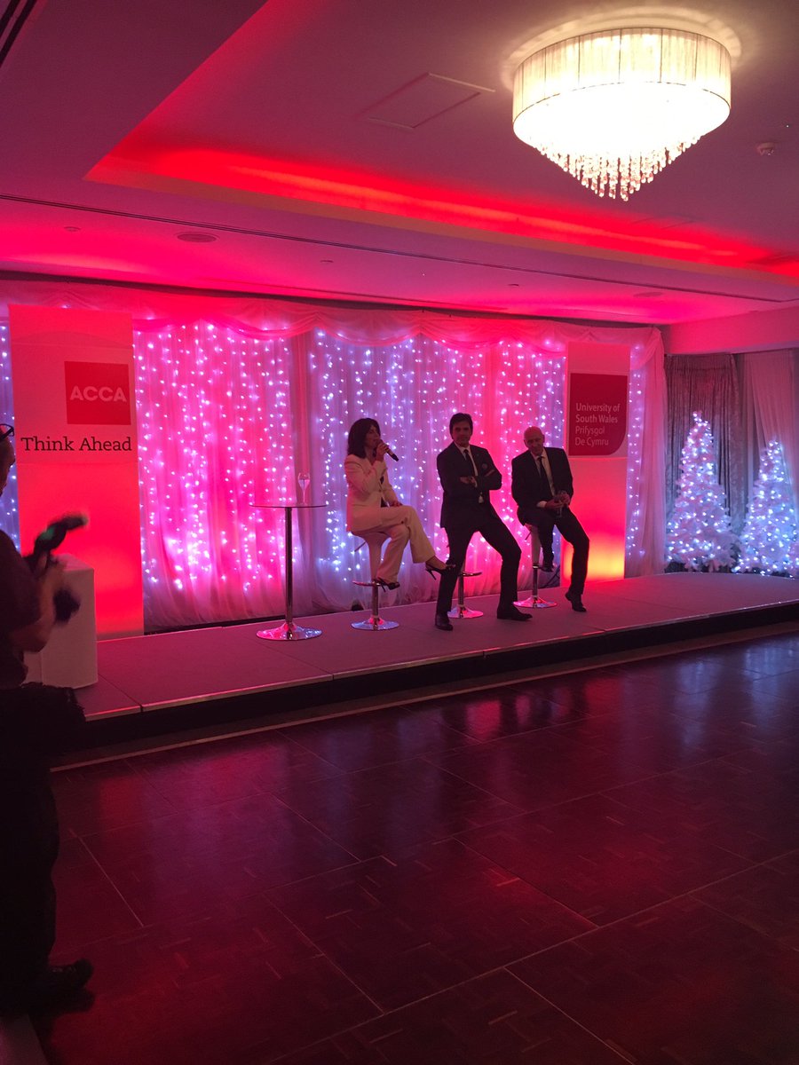 ACCAWales's tweet photo. Just taking to the stage our guest speakers #chriscoleman @IanGwyn & @FranDonovanTV #ACCA16 #ACCAConf #excited https://t.co/cIN2fs7WH9