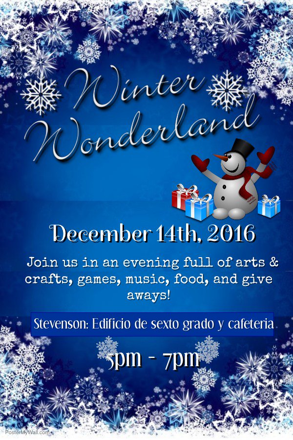 stevensonms1's tweet photo. Winter Wonderland, coming soon! - Everyone is invited to join us on December 14th from 5-7 p https://t.co/21c5TUsdc2 https://t.co/lZ7ER7tn7u