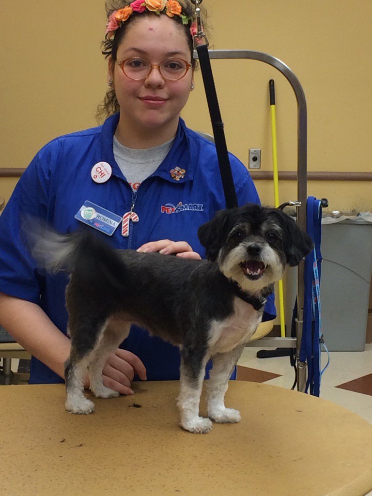 Last week of academy and a student had her first request dog. #datrocks
