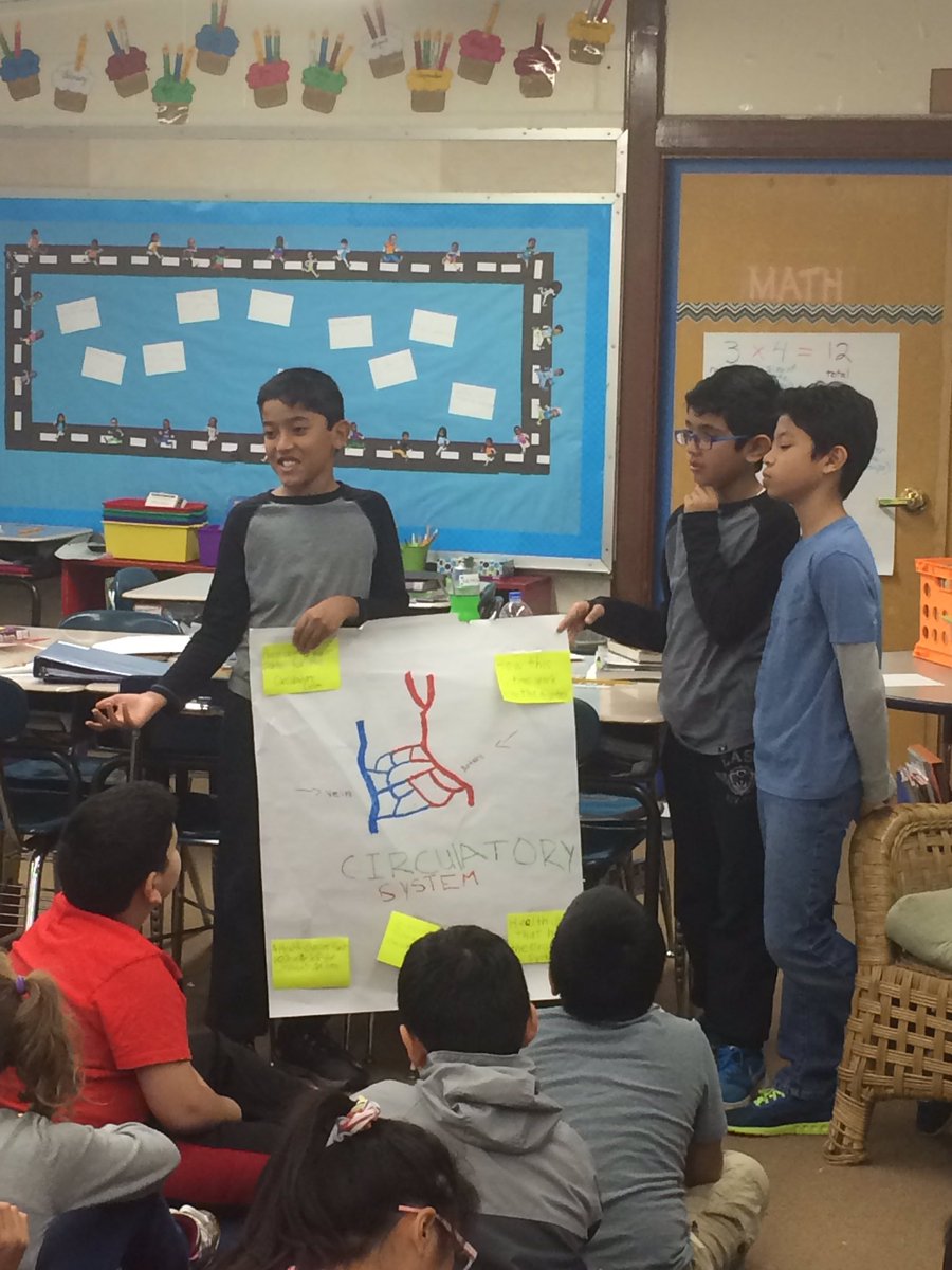teachmrsley's tweet image. Thanks to our special 5th grade guests for sharing what they learned about the circulatory system! #63success