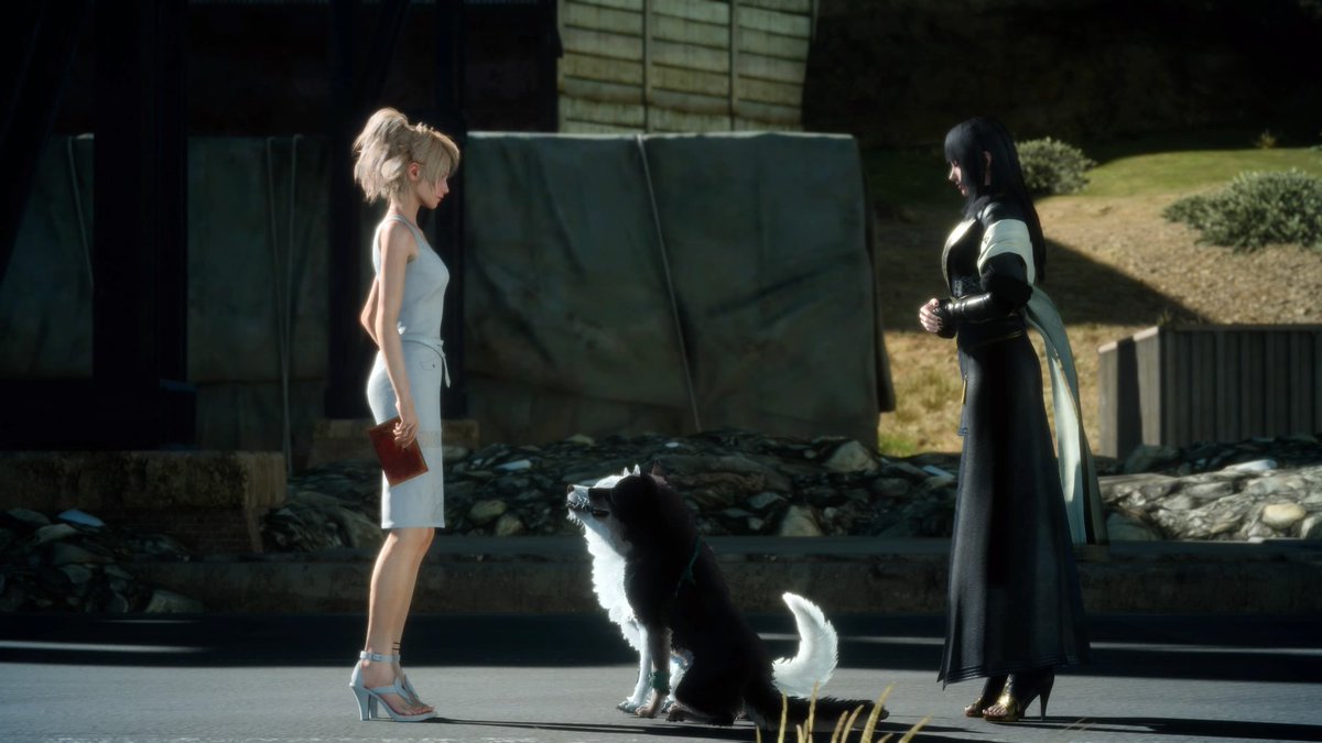Lunafreya, Gentiana, Umbra, and Pryna. #FFXV #PS4share