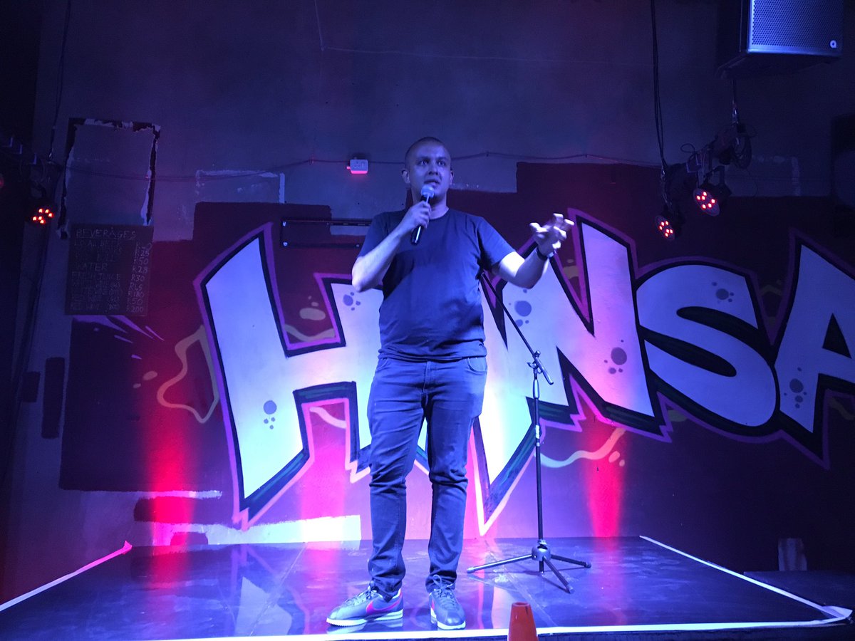 TinaNehrling's tweet photo. Uptown comedy at the Hilton in Sandton! @alfredadriaan opening the show #Sandtoncomedy #sacomedy #wewereherefirst https://t.co/M5l9GSleNm