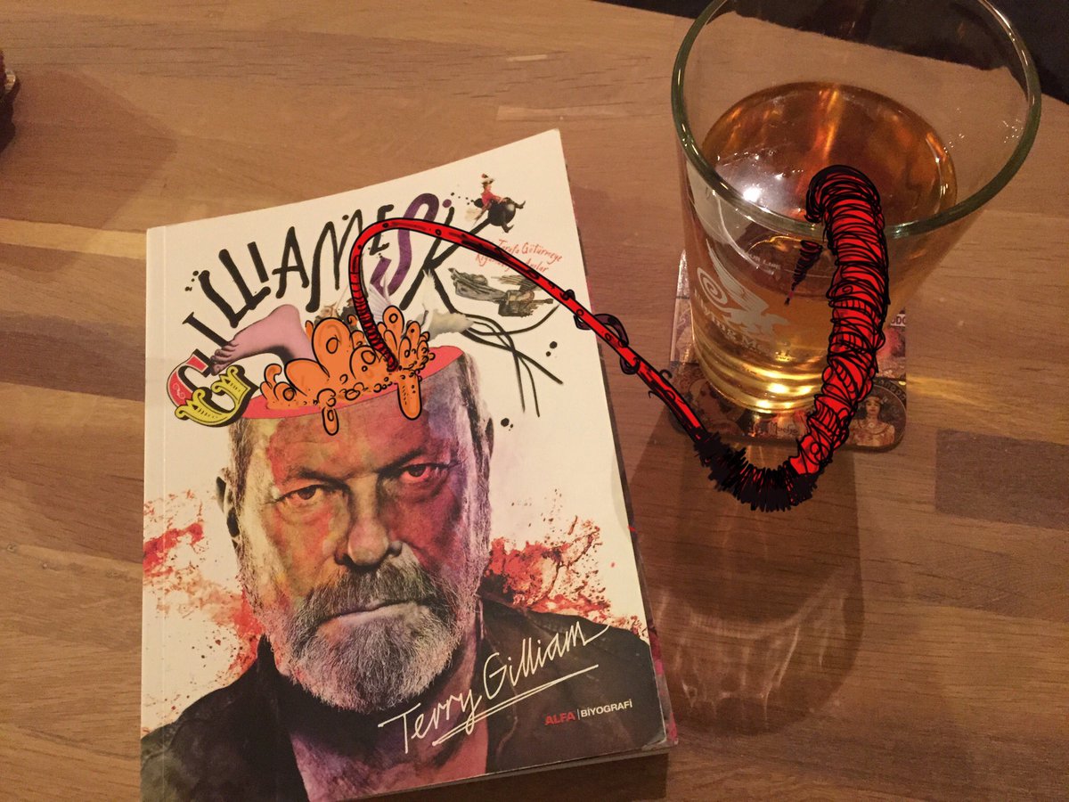 KorhanErcin's tweet photo. Great book from @TerryGilliam #Gilliamesque - A Pre-posthumous Memoir #Gilliamesk in Turkish edition https://t.co/5F07t6tJG6