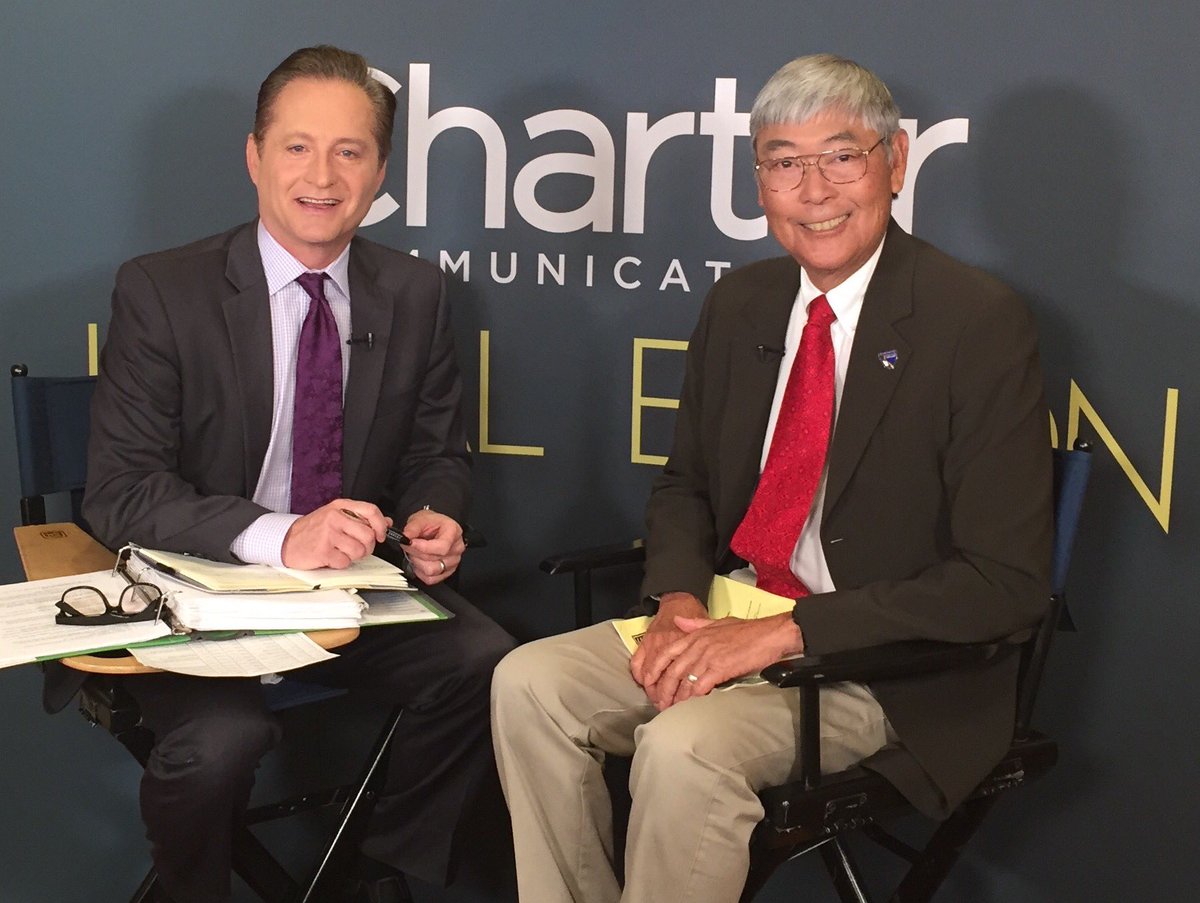 CSAC_Counties's tweet photo. .@bradpomerance interviews #TulareCounty Supervisor Alan Ishida at our #CSAC16 Annual Meeting. @CountyofTulare #localgovernment https://t.co/IISttoQKCm