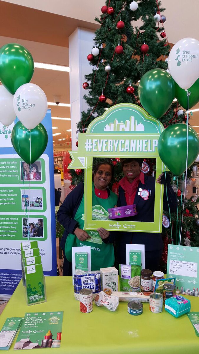 Food donation up at running at Tesco Elmers end!! Come and donate now. #everycanhelps