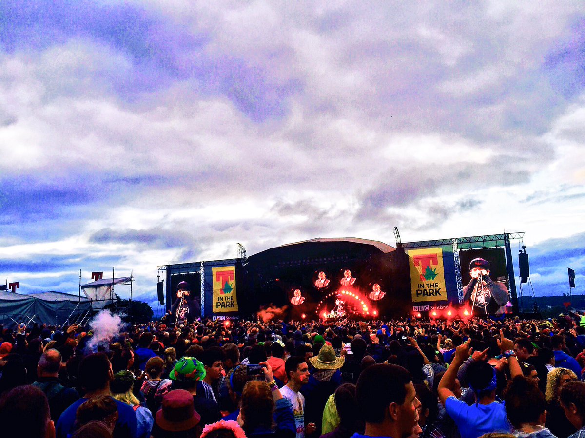 RHCP closing Strathallan this year 🌶 #TITPmemories @tinthepark