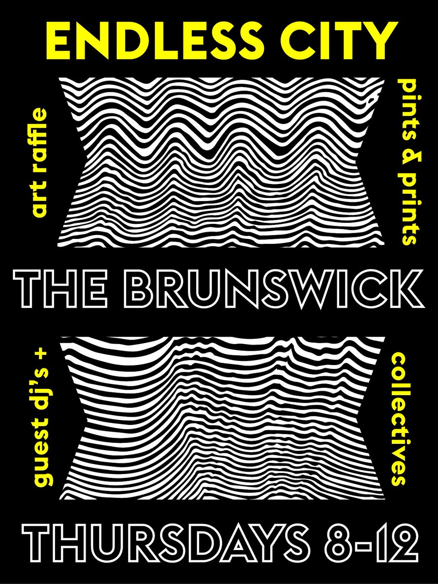 EndlessCityMCR's tweet photo. Check Out Our Thursday Night's at @brunswickleeds . Thursday night grooves, guest Dj's,The Art Raffle &amp; Special Guest Collectives https://t.co/ofwdFn9BV8