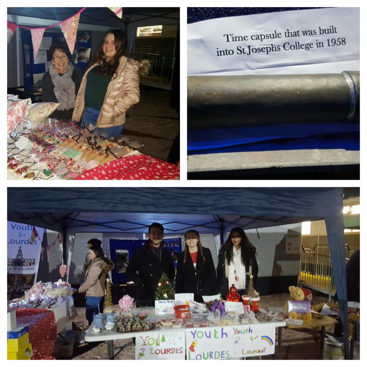 suzi0207's tweet photo. Last nights christmas market. Lots of money raised for so many charities.  @StJosephsDfs https://t.co/HapfcYVQhx