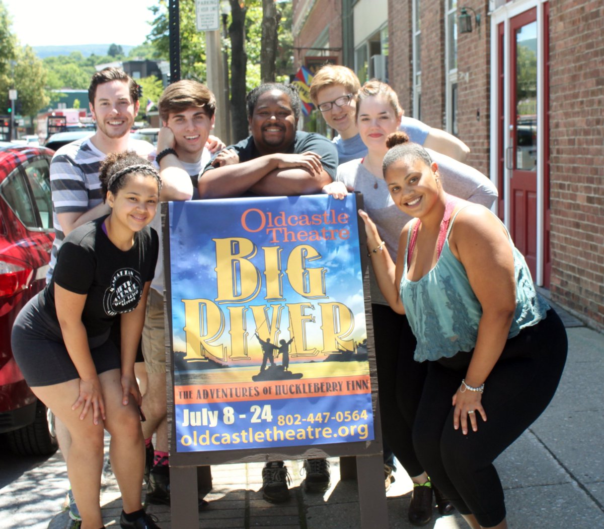 OldcastleTC's tweet photo. #BigRiver before rehearsals began #SummerTheatre #RecordbreakingYear #SoVermont #VTArts2016 What will 2017 bring? @OldcastleTC https://t.co/xXeE6v6a6t