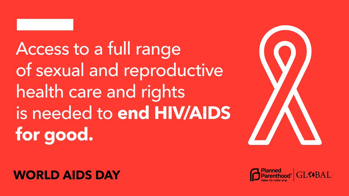 PPFA's tweet photo. We need strong health systems, continued U.S. political leadership, and sound policies to achieve an AIDS-free generation. #WAD16 https://t.co/IKTq4lCRCj