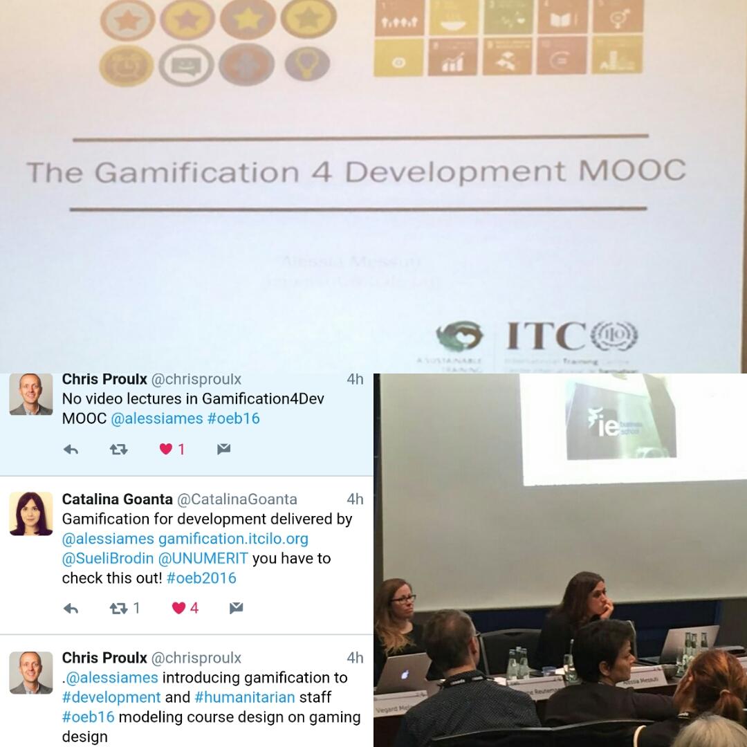 alessiames's tweet photo. Todat @OEBconference: the #game4devmooc by @ITCILO ! Great discussion https://t.co/wdDpmV4zkS