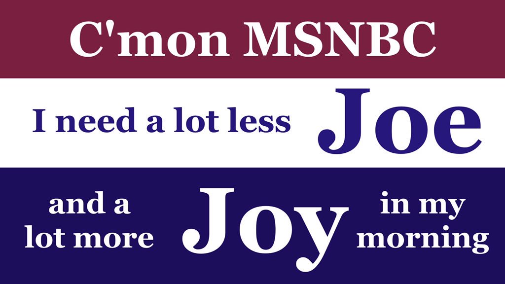 BrendaJeanCDN's tweet photo. HEY @MSNBC are you listening? You should be. https://t.co/FWt8P1oSIj