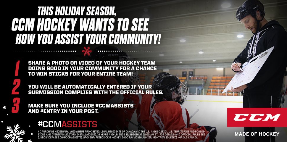 This holiday season, spread some cheer for a chance to win free gear. #CCMAssists is back! 

RULES: ow.ly/q7w0306IRgd