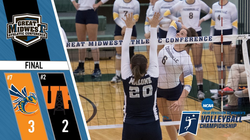 VB 🏐: <a href="/CUJackets/">Cedarville Athletics</a> serves up No. 7 over No. 2 upset in NCAA Tourney! Yellow Jackets play winner of Lewis/Ashland tomorrow at 5 p.m. EST