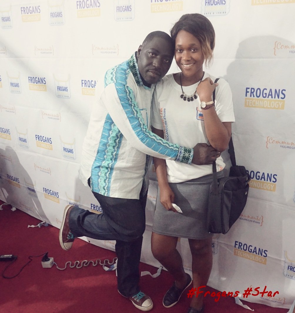 comfrogansci's tweet photo. @dezye1693  et le mentor @cyriacgbogou lors de l'#awf2016
#Frogans #star https://t.co/mVRVgxFYu1