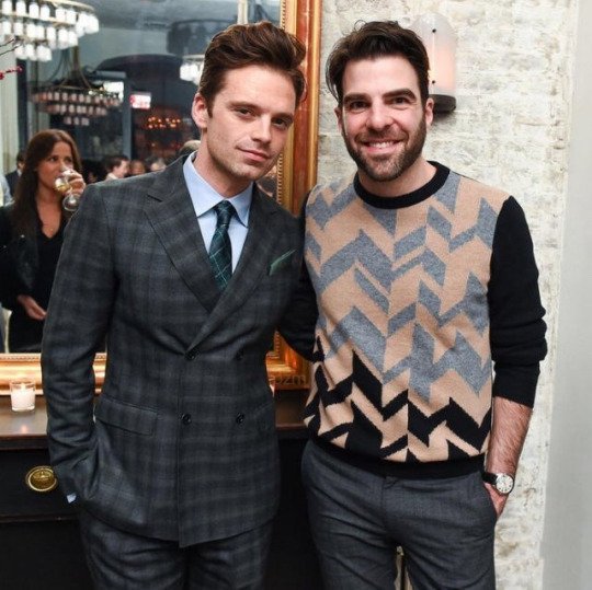 bestofsebs's tweet photo. Sebastian with Zachary Quinto. https://t.co/IMgBBrv06v