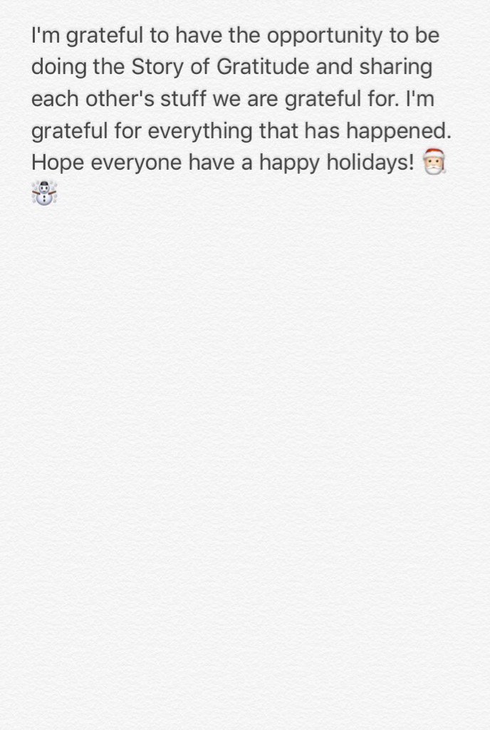 berniedeanahi's tweet photo. Day 29 #StoryofGratitude https://t.co/8z208UPauJ