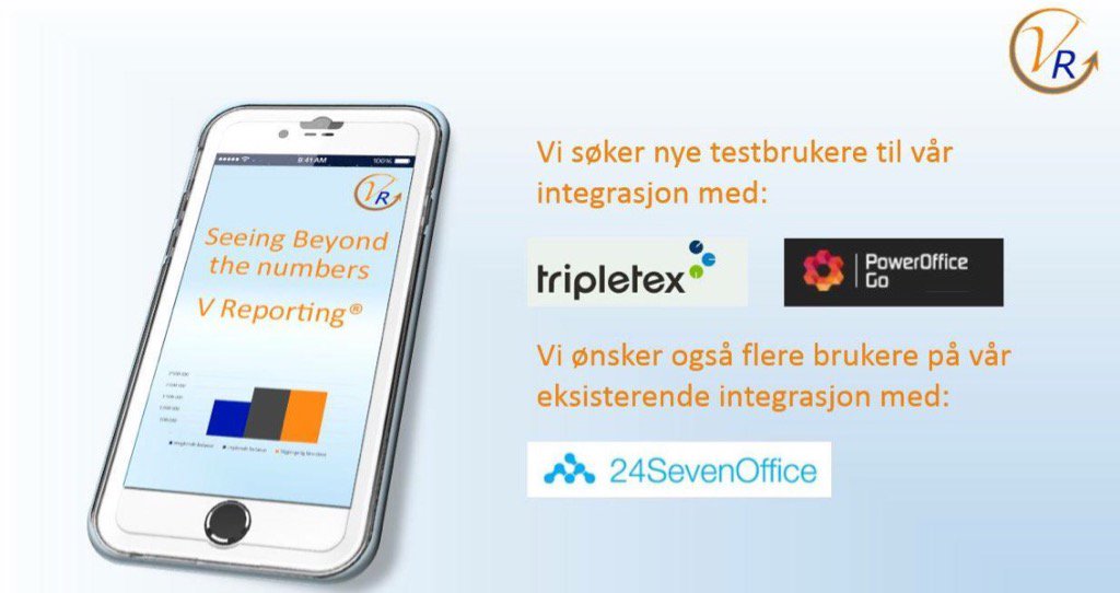 VReporting's tweet image. Gratis tilgang til løpende oppdatert likviditetsprognoser - nå har du sjansen!
v-reporting.no/NewUser #Gründerliv