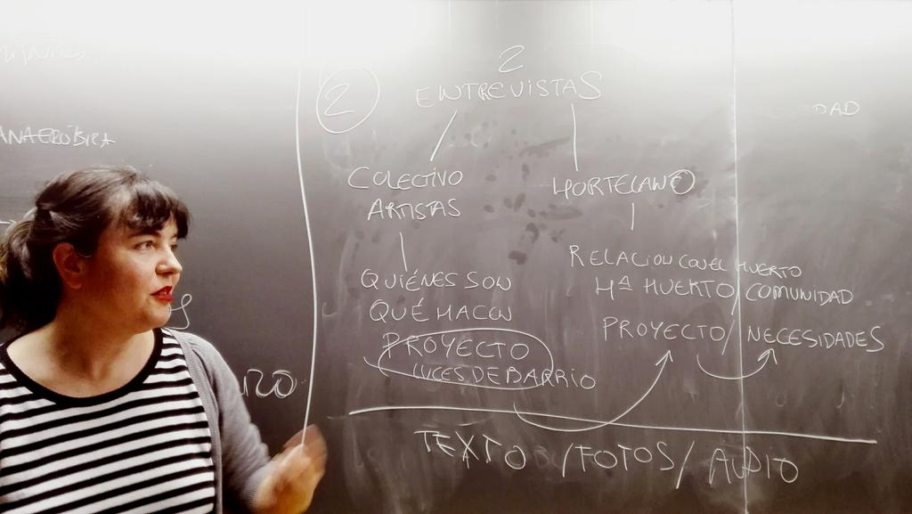 lucesdebarrio's tweet photo. Acercando miradas, dando voz, propiciando nuevos relatos de #Lucesdebarrio16 en 1° de Arquitectura d la @unisevilla https://t.co/YHq5YgitLE