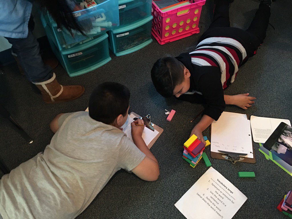Allison55551's tweet photo. #vocabularyjenga #barronlearns #Mrs.Butler'sclass https://t.co/7UGFIjXcqw
