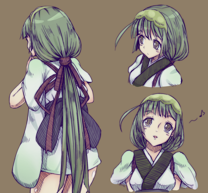 一つ結びにしたずんちゃん可愛いぞい٩(๑′ᴗ‵๑)و 