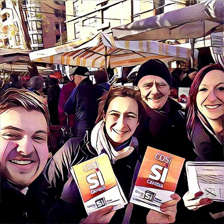 Anche oggi dal mercato di osoppo a #milano un #superSi #bastaunSi #iovotoSi <a href="/GenerazioneSi/">GenerazioneSì</a> <a href="/mifio16/">michela fiorentini🇪🇺</a> <a href="/bastaunsi/">Alfred Hargett</a>