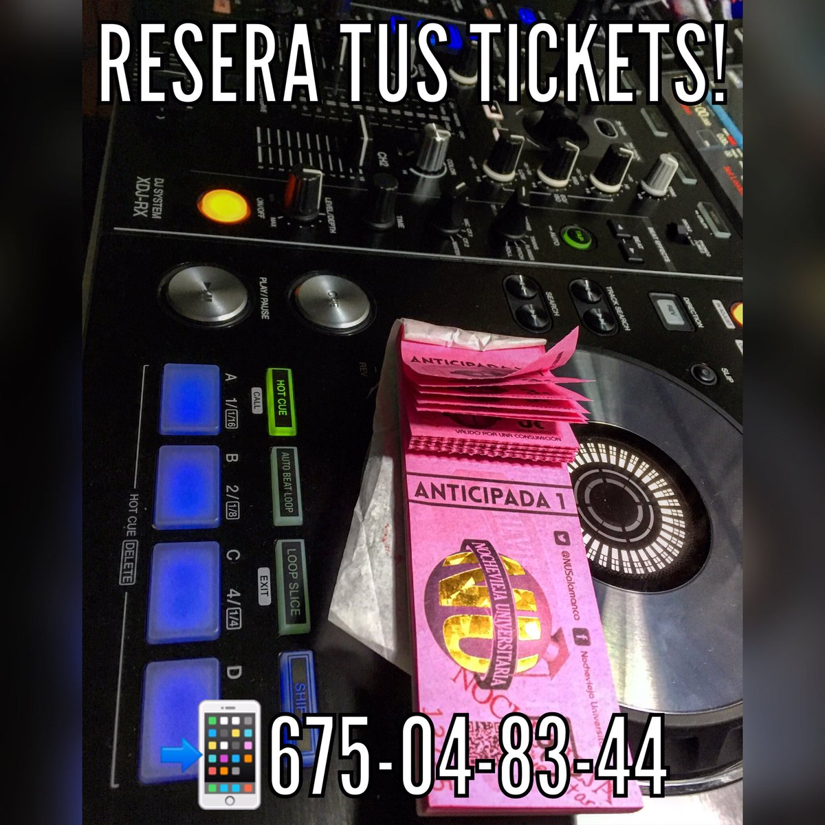 ⚠️⚠️Ultimos TICKETS a 3€!!⚠️⚠️
Consiguelos ya: 📲675048344 (whatsapp Mario).