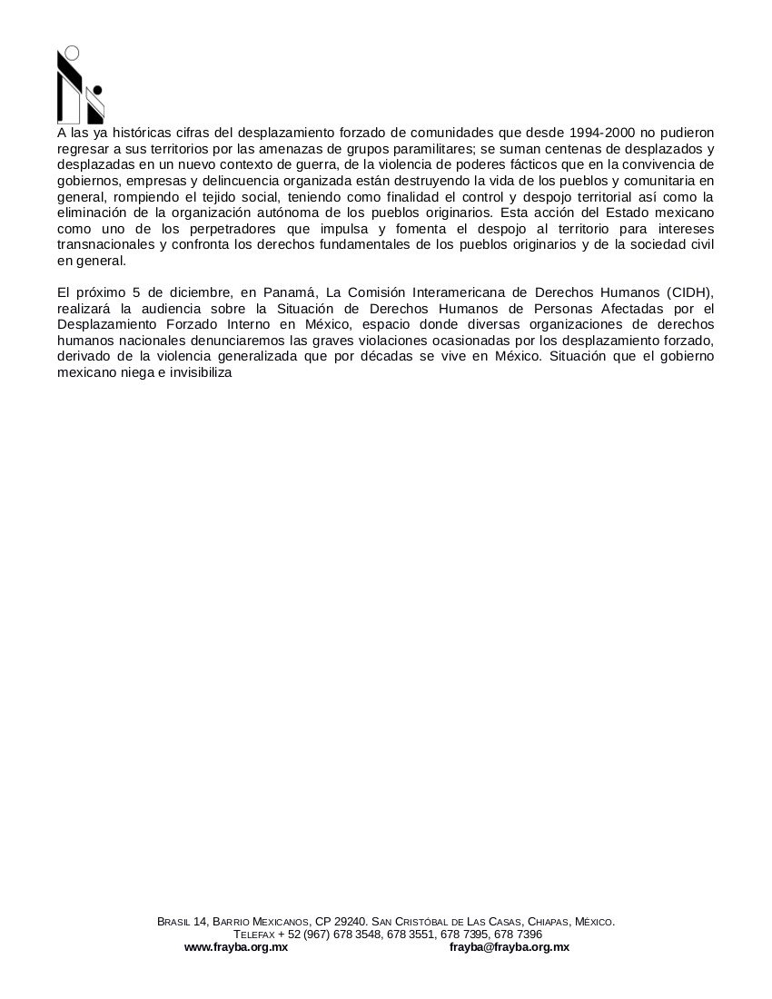 CdhFrayba's tweet photo. Estado mexicano mantiene en impunidad #desplazamiento forzado #Banavil y desaparición de Alonso López Luna: Frayba  https://t.co/yFwrE53wqK https://t.co/SzcJe3ioUt