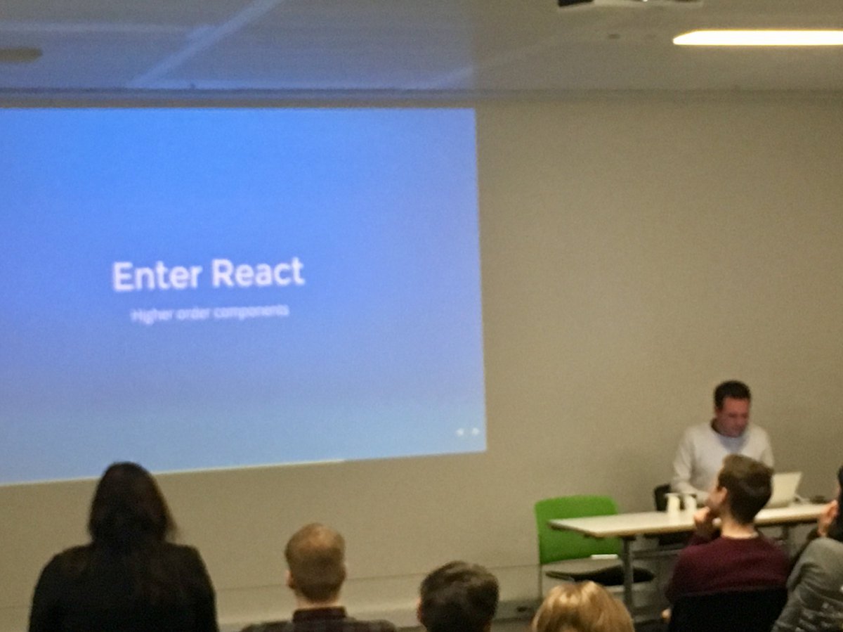 MeganKSlater's tweet image. Big thanks to @danieljohngrant for the great talk about the #FunctionalJavaScript London #meetup! #React #Recompose #Frontend #CodeNode
