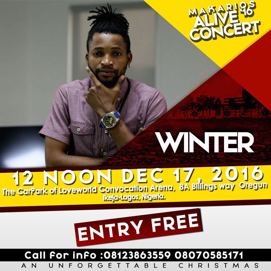 yugach's tweet photo. ALIVE CONCERT 2016!!! A Festival of Live Music #Alive16 #Makarios @Makarioslive @UnikWinter https://t.co/hmCS3AJA9i
