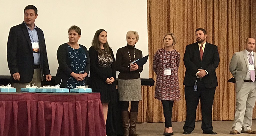 PCPS_Teach's tweet photo. Dr. Cyndi Williams recognized for her work with a 2016 Virginia ASCD Impact Award. #VASCD16 #vascd2016 @CyndiWms5 https://t.co/FoQlqbWZTw