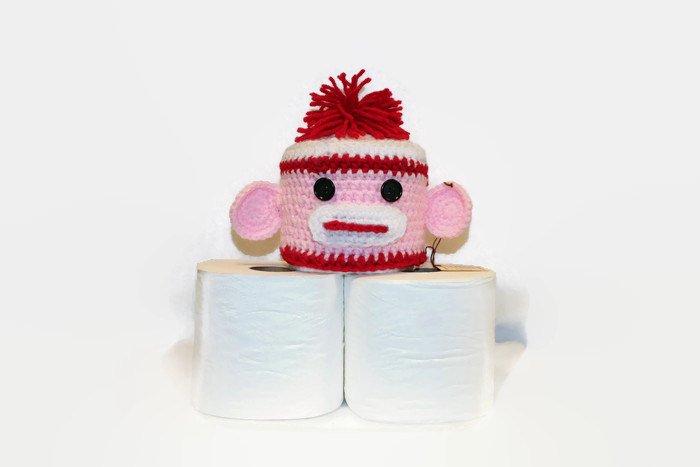 MunkeeLady's tweet photo. Sock Monkey Toilet Tissue Cover https://t.co/SxtSMJkQO9 #Etsymntt #TpCover https://t.co/su0xih2T2p