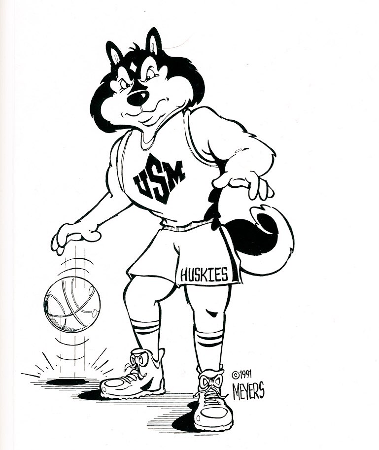 usmhuskies's tweet photo. A lil #TBT Champ the Husky! Catch Huskies' bball on 12/3 in their @LittleEastConf games vs ECONN. @USMwbb @ 1 | @USMmbkb 3 #GoHuskies https://t.co/HWnOOmbOYg