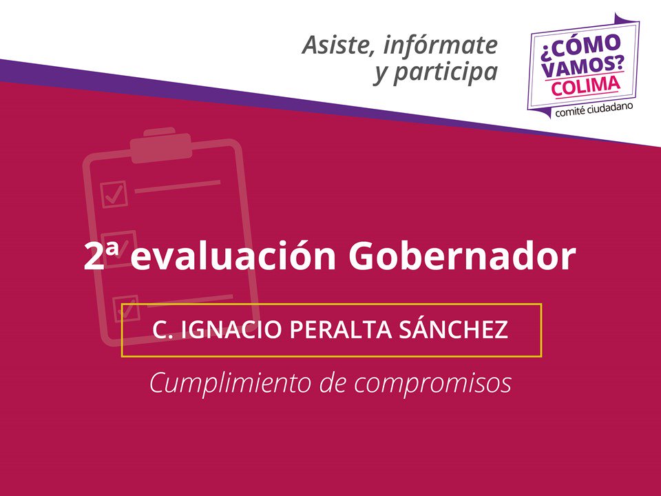 AIETIC's tweet photo. Conoce la evaluación de @nachoperaltacol a través de @Comovamoscolima #transparencia https://t.co/4yFUEdP9Q2