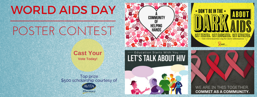 HAART_Region_2's tweet photo. @jgwheel Thanks for your support! btw-we are hosting our 6th Annual World AIDS Day Poster Competition. Vote today! https://t.co/MFsSpaj6nU https://t.co/puqAPzWGtk