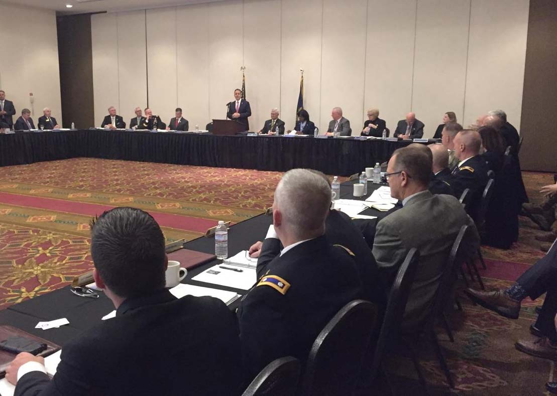 tpma_inc's tweet photo. Honored to present the aerospace, aviation, &amp; defense #supplychain study data to the officers of the KY Commission on Military Affairs. https://t.co/6bq3XrJpe6