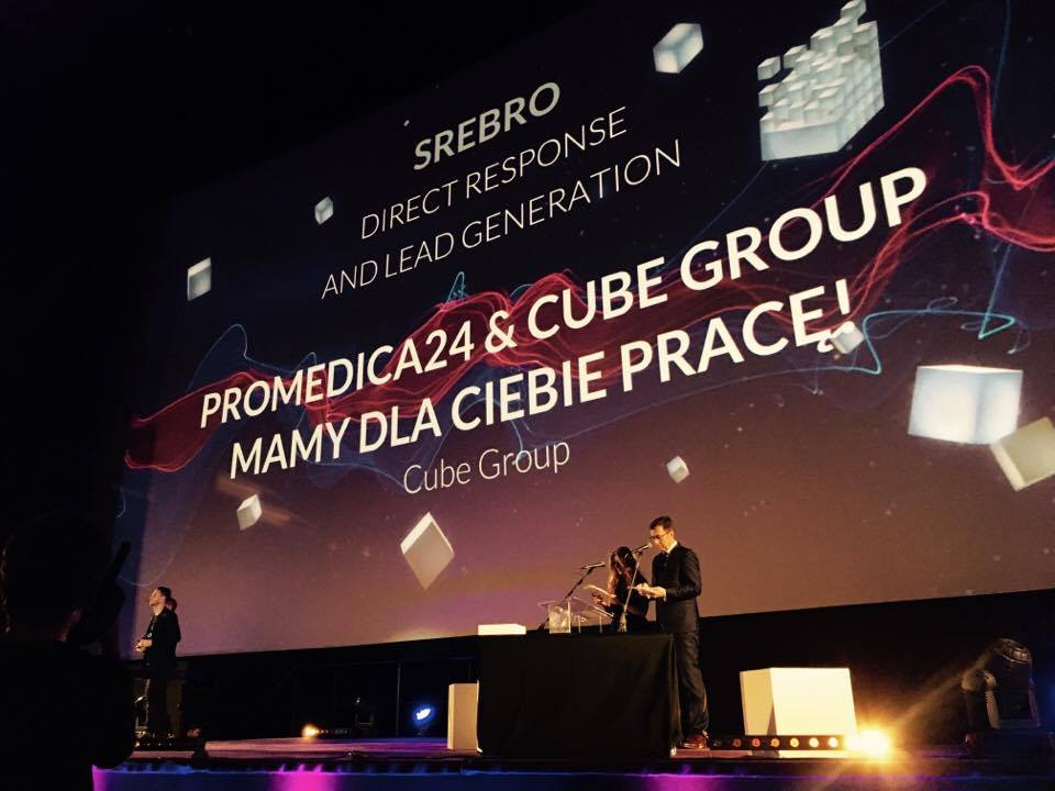 IABPolska's tweet photo. Srebro dla kampanii #Promedica24 "Mamy dla Ciebie pracę!" #CubeGroup w kat. #DirectResponse & #LeadGeneration! #IABPolska #MIXXAwards https://t.co/KTkEYHChPS