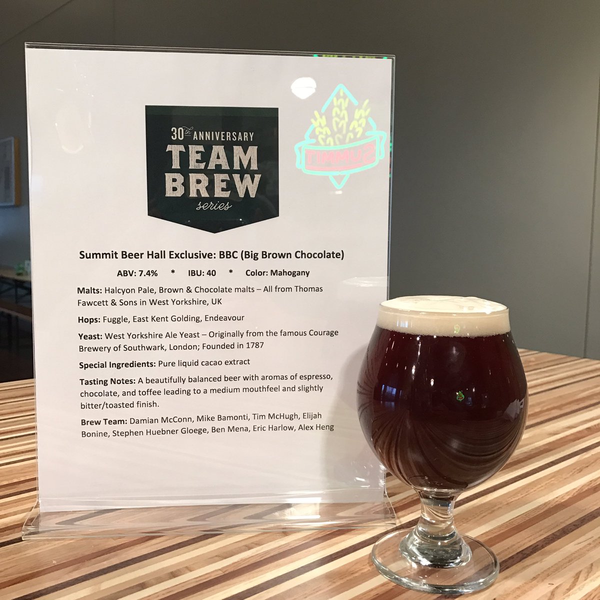 summitbeer's tweet photo. Tonight! 4pm! We're releasing BBC (the latest #Summit30 Team Brew) in the Beer Hall. Come have a beer & a bite from @TheSoupCoupe19! #stpaul https://t.co/rzlEQ13IIT