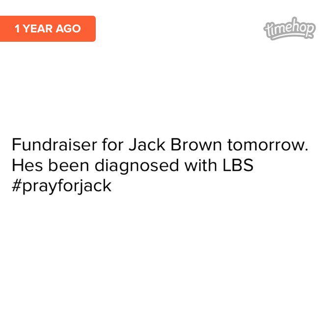 JennaAnne98's tweet image. Thanks to everyone who donated. It went to a great cause. #PrayForJack he's come a long way 💛 @jamajo13